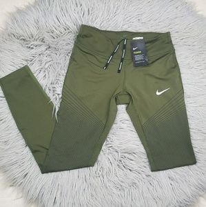 olive green nike tights